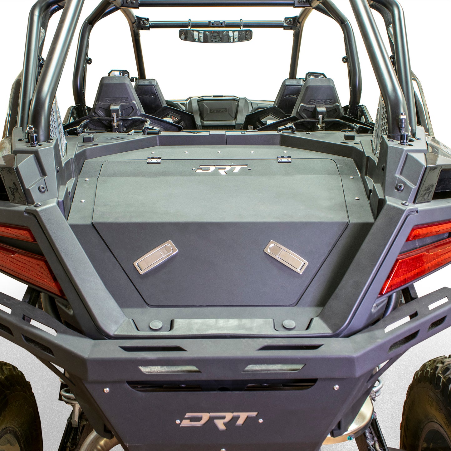 DRT Motorsports RZR Pro XP / Turbo R 2020+ Aluminum Storage/Trunk Enclosure mounted Close View