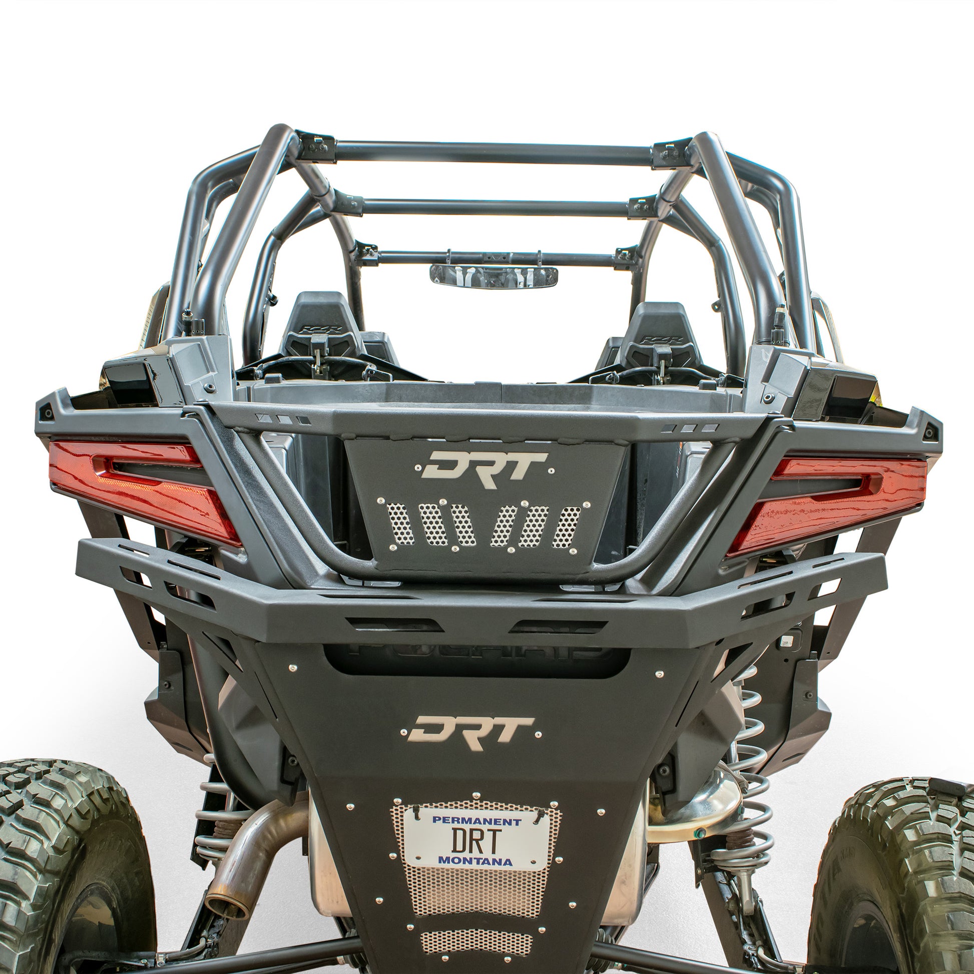 DRT Motorsports RZR Pro XP / Pro R / Turbo R 2020+ Bed Enclosure Tailgate rear close view