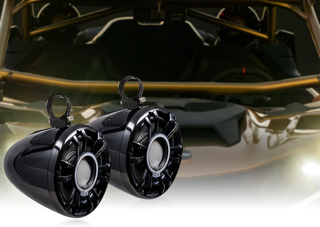 Rear Speakers with UTV Background
