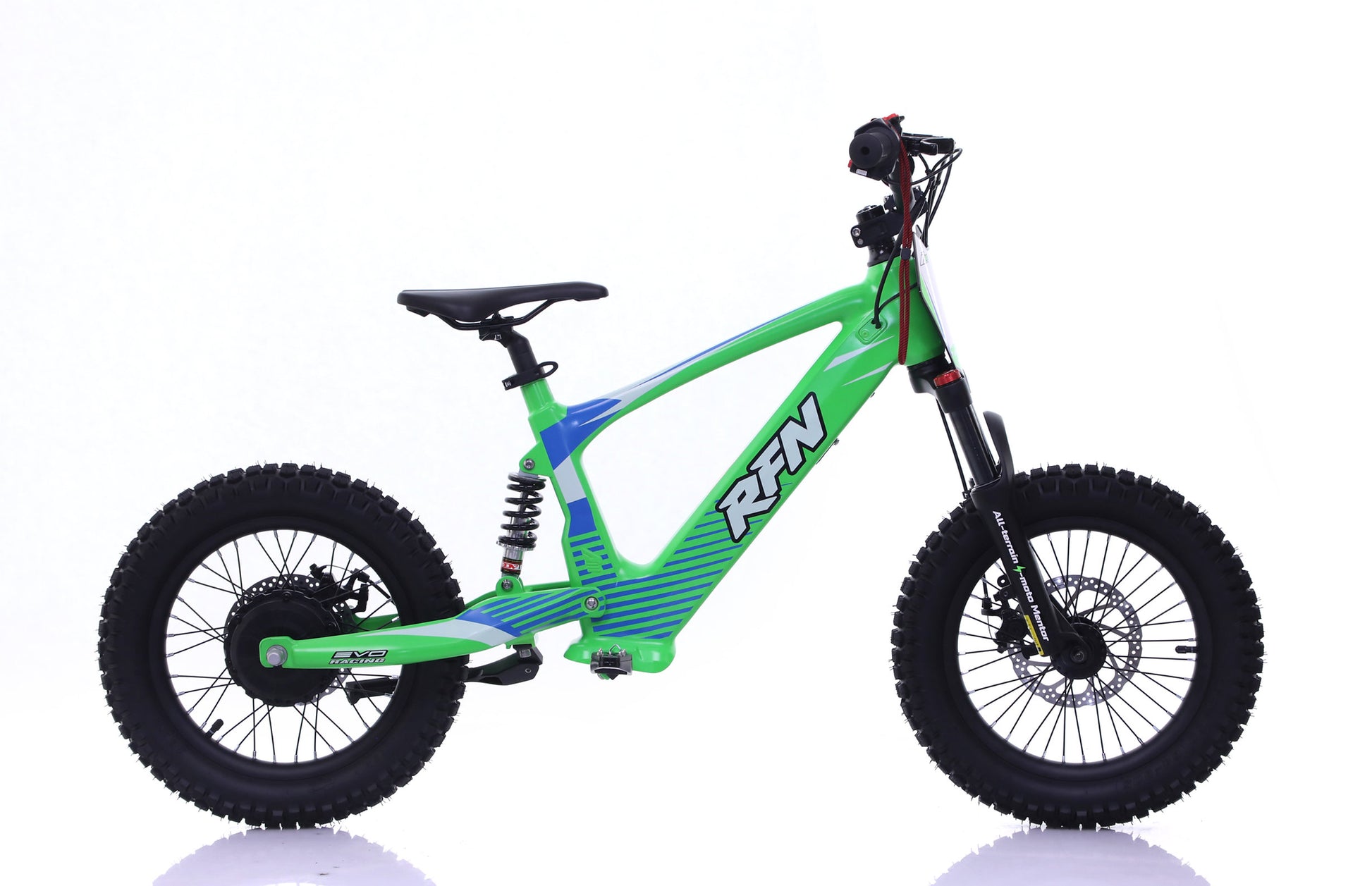 RFN Evo Racing 20 Electric Kids E-Bike Green Side