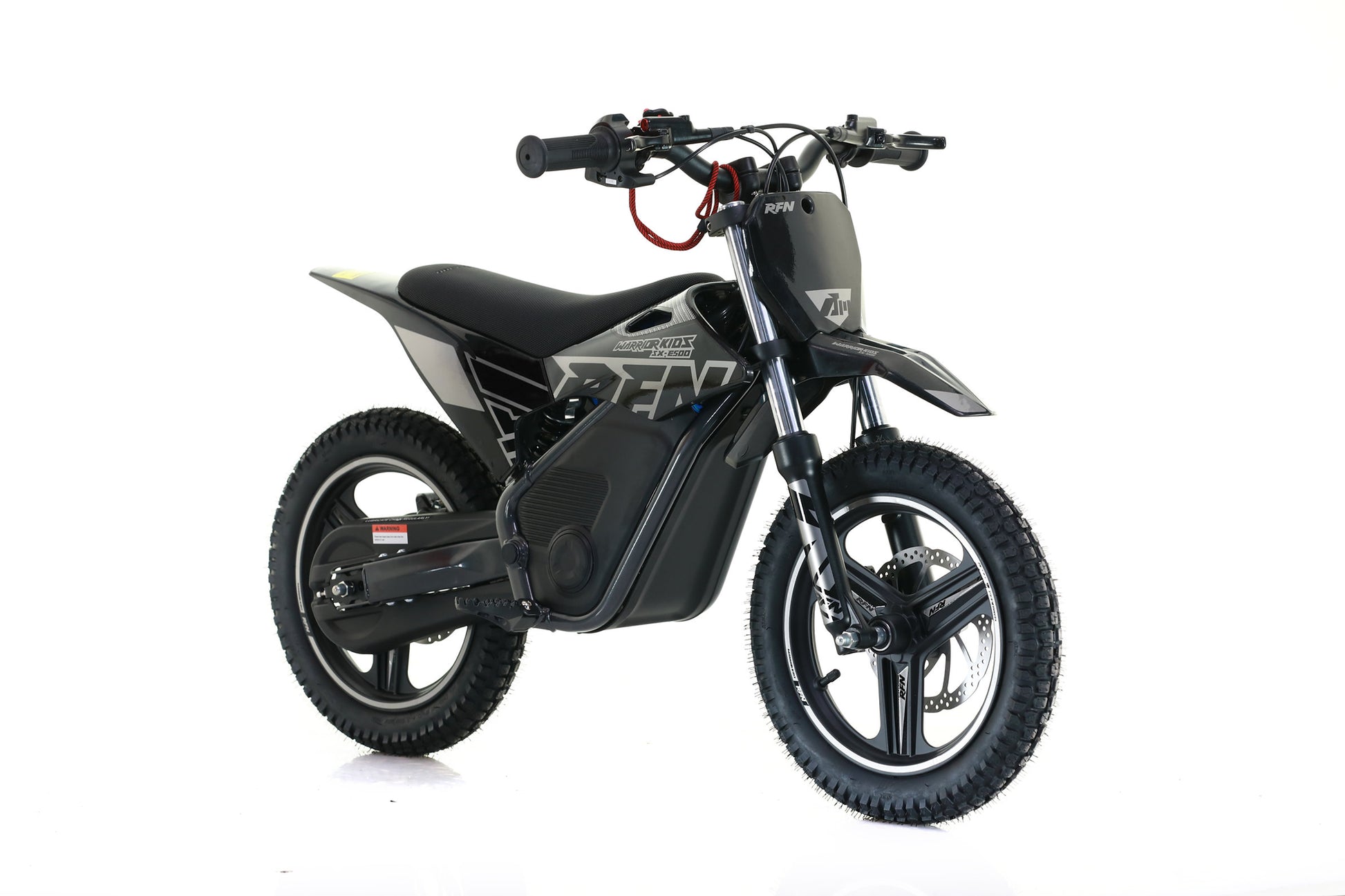 RFN Warrior SX-E500 Kids Electric MX Motorcross Bike Black Side