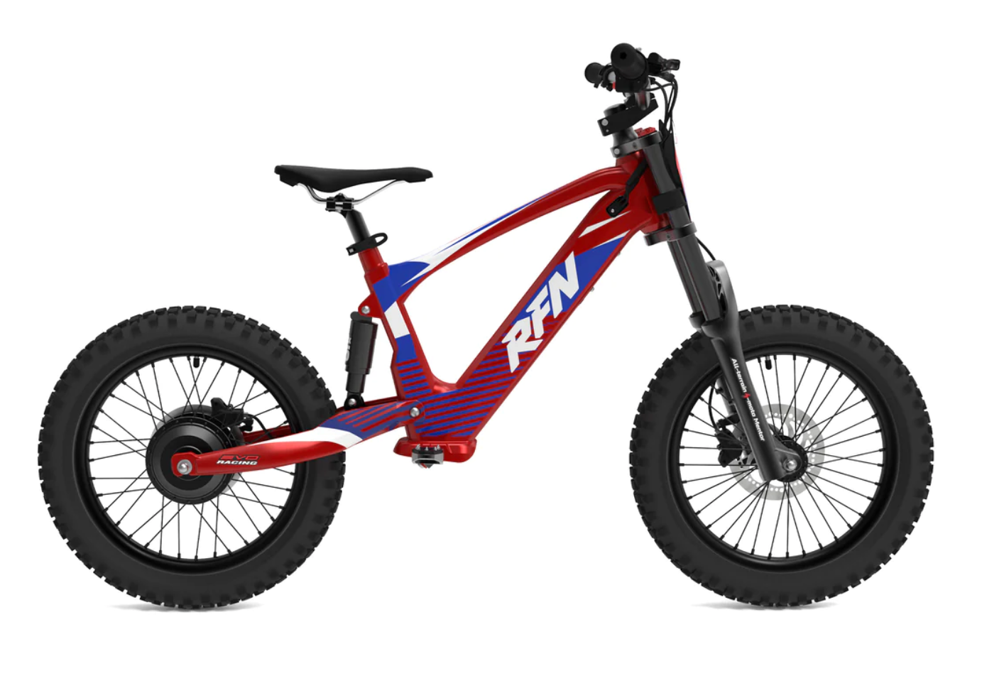 RFN Evo Racing 18 Electric Kids E-Bike red side view