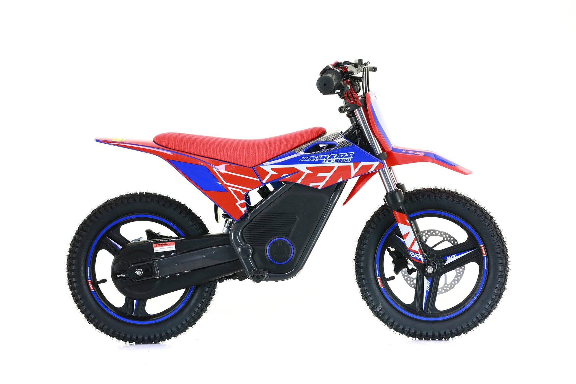 RFN Warrior SX-E500 Kids Electric MX Motorcross Bike Red Right Side