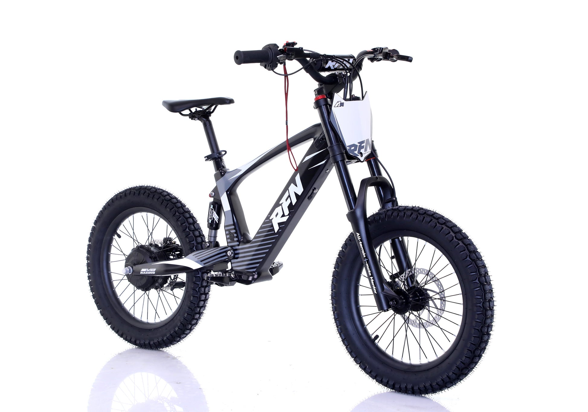 RFN Evo Racing 16 Electric Kids E-Bike Black Side