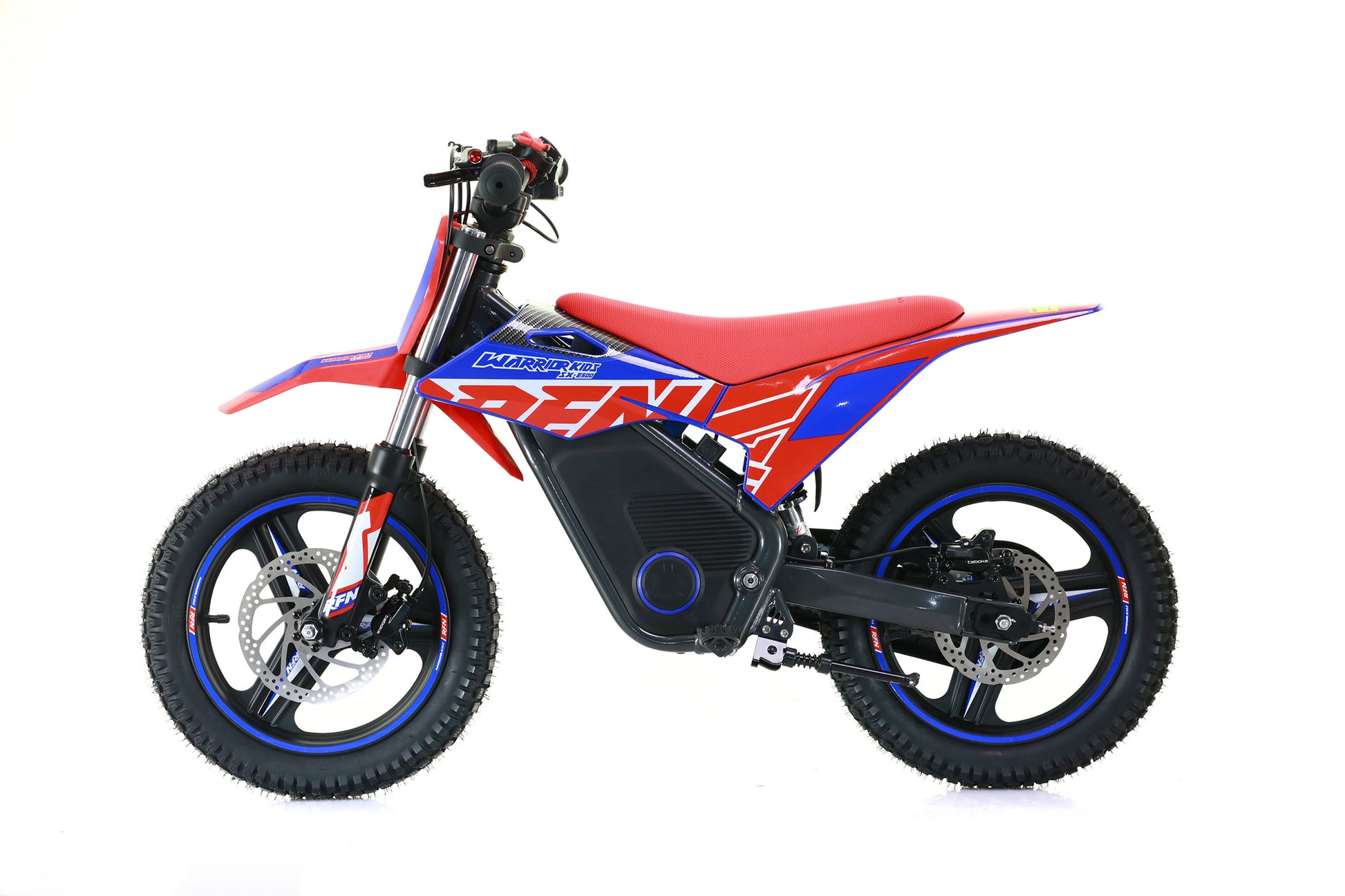 RFN Warrior SX-E500 Kids Electric MX Motorcross Bike Red Left Side