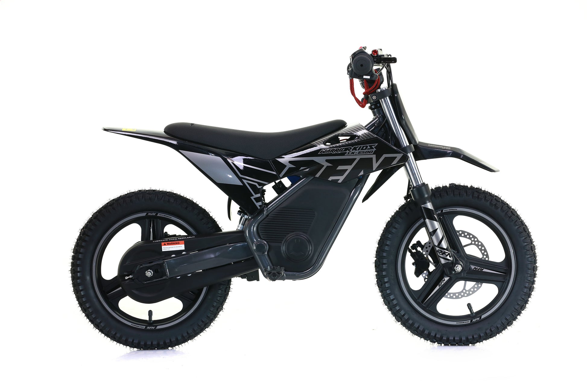 RFN Warrior SX-E500 Kids Electric MX Motorcross Bike Black Right Side