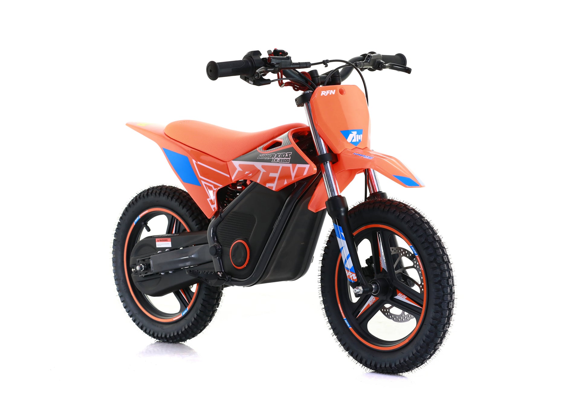 RFN Warrior SX-E500 Kids Electric MX Motorcross Bike Orange Front