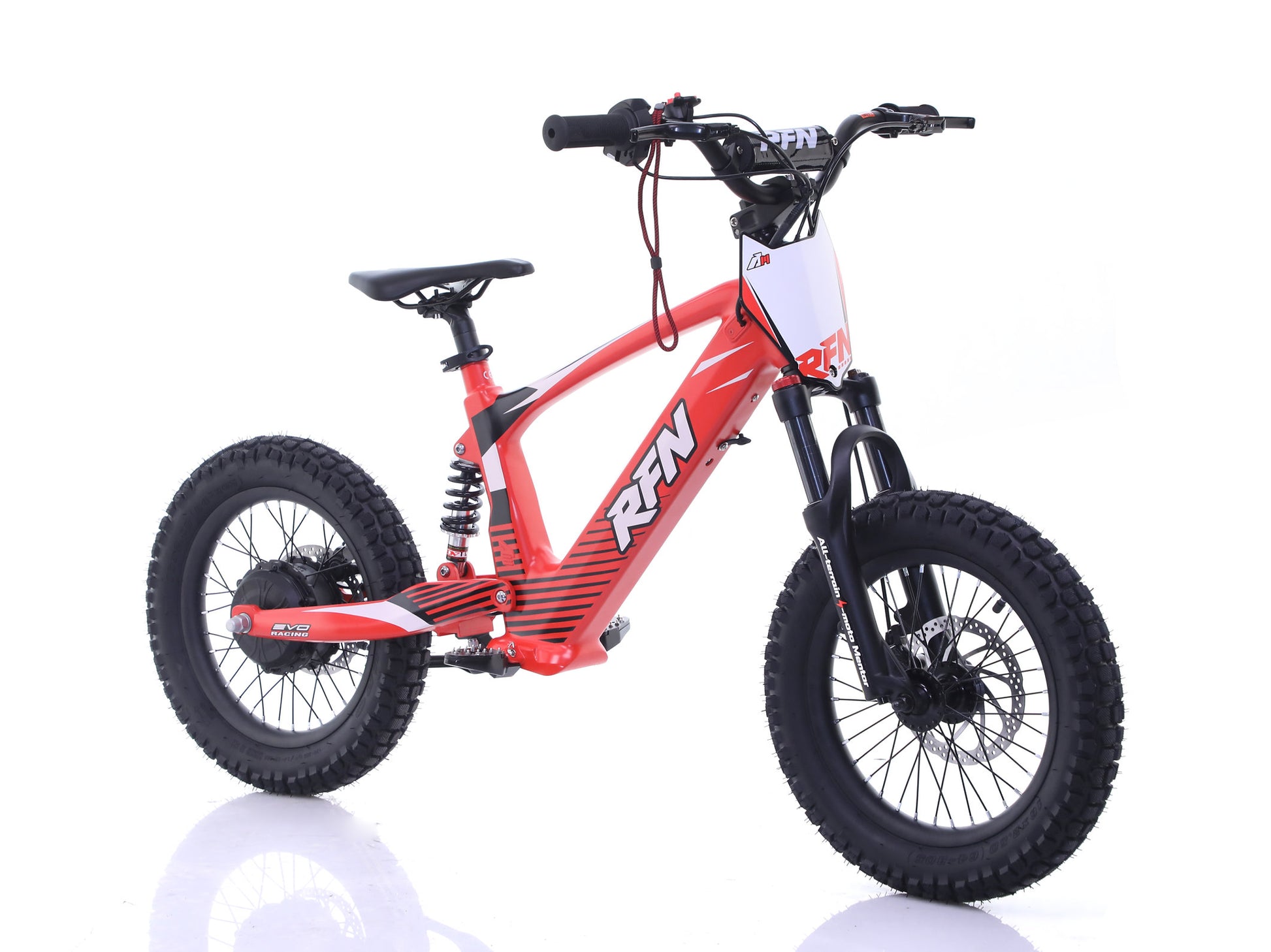 RFN Evo Racing 16 Electric Kids E-Bike Red Side