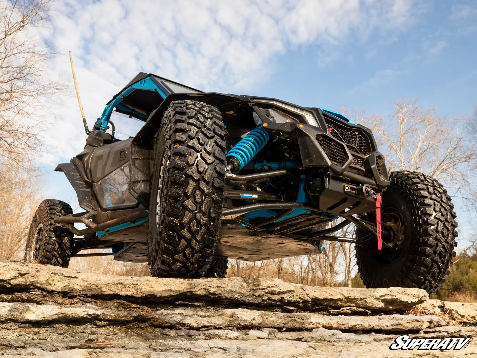 SuperAtv Incursion A/T Radial 8 Ply Atv Utv Set of Four Tire Kit X3 Front View