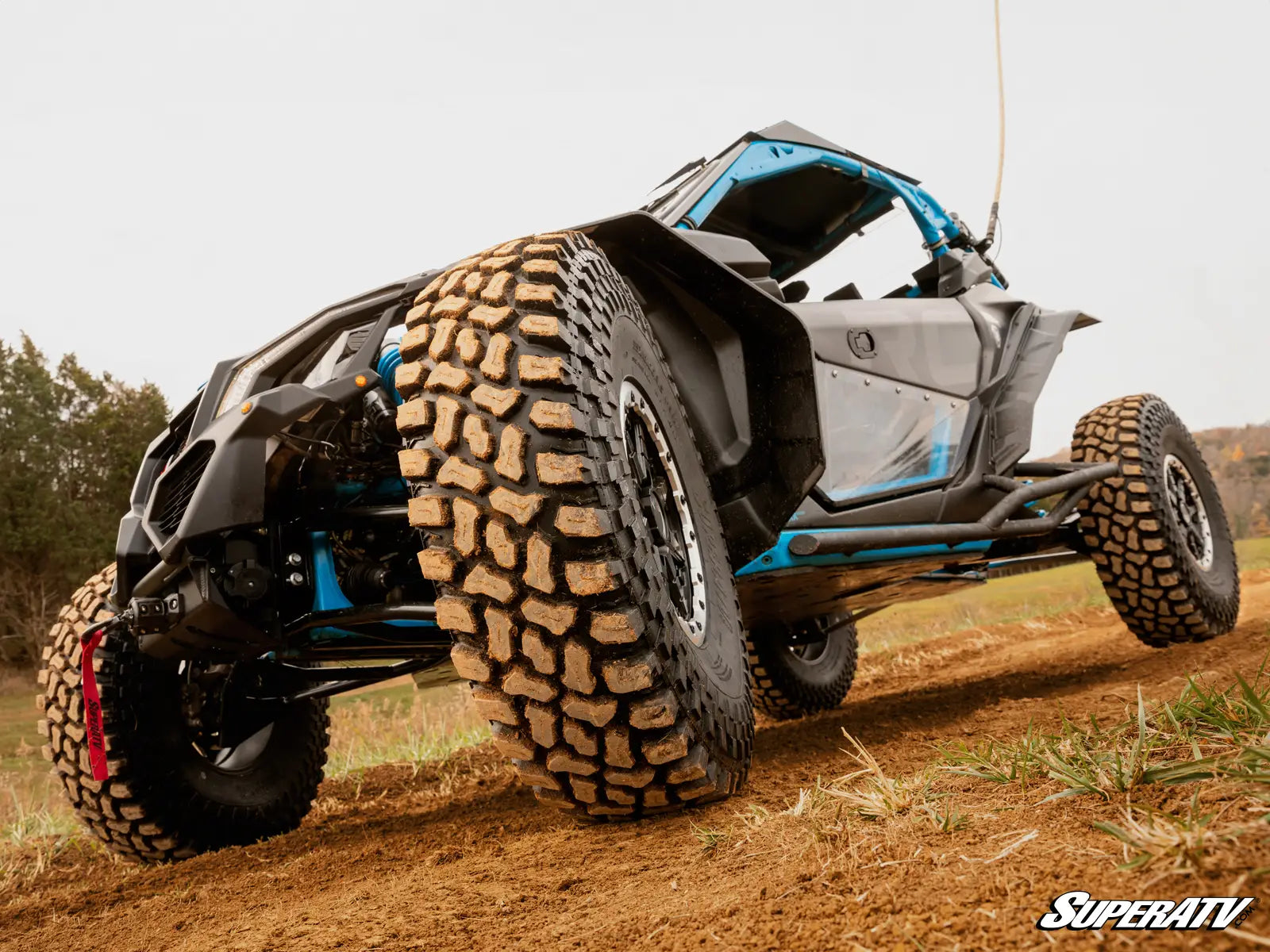 SuperAtv Incursion A/T Radial 8 Ply Atv Utv Set of Four Tire Kit X3 Close View