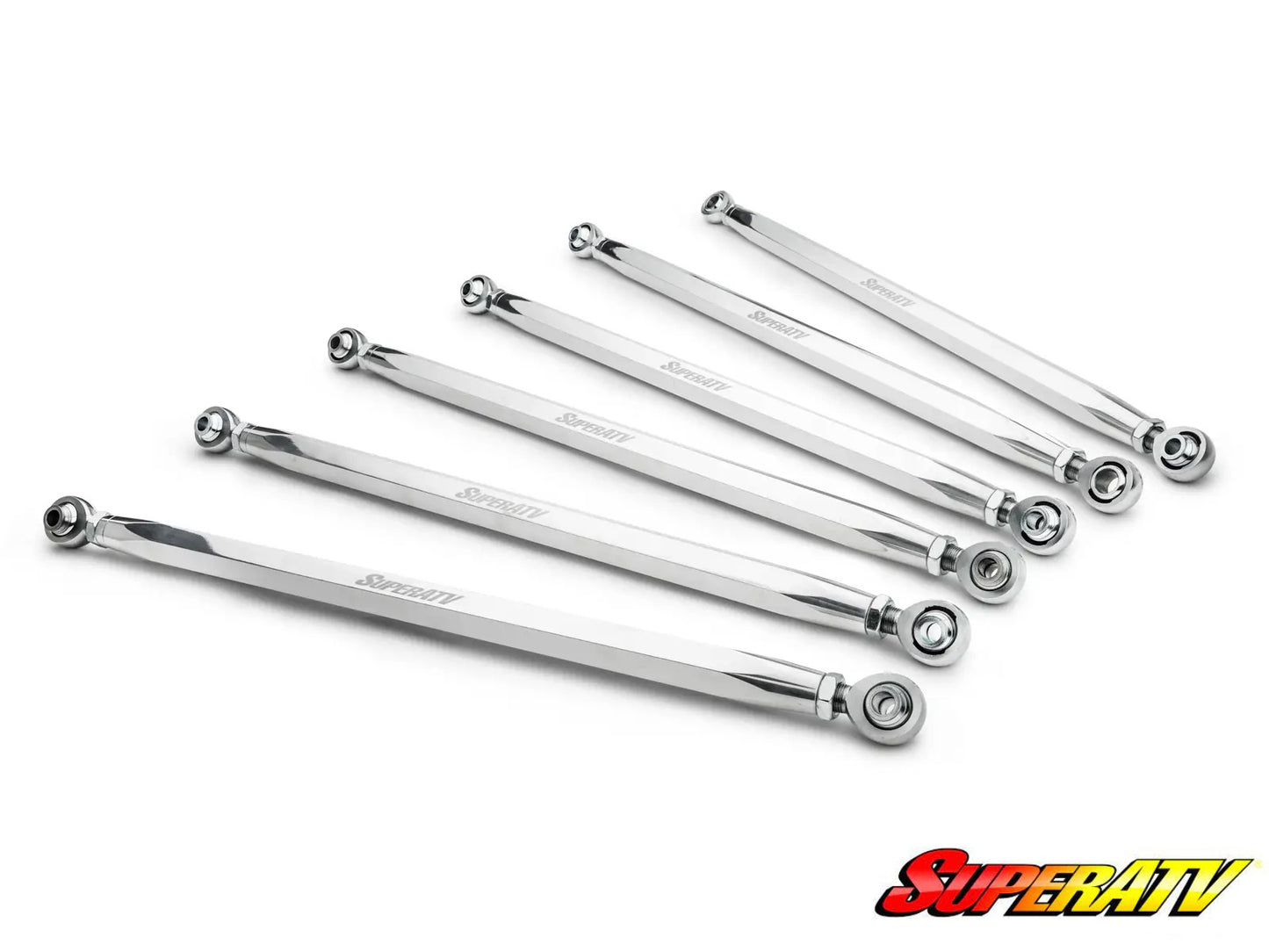 SuperATV HEX Billet Radius Rods Bars Can Am MAVERICK R X XRS 2024+