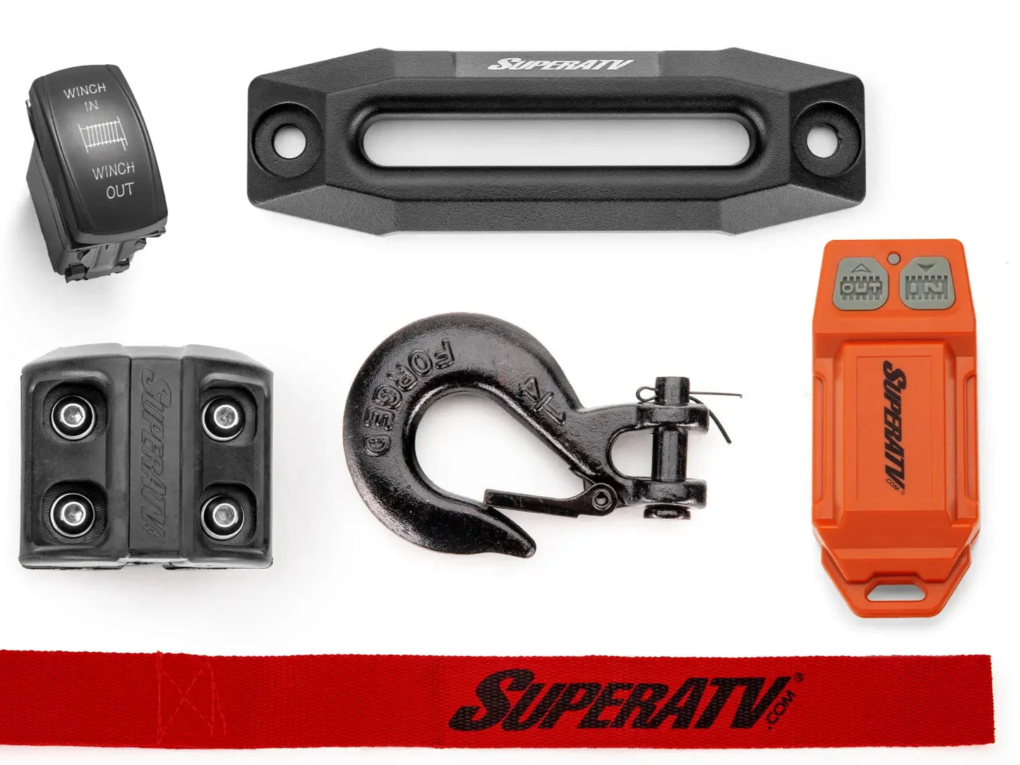 SuperATV Can-Am Maverick X3 All Models Ready-Fit Winch Plug & Play parts Included