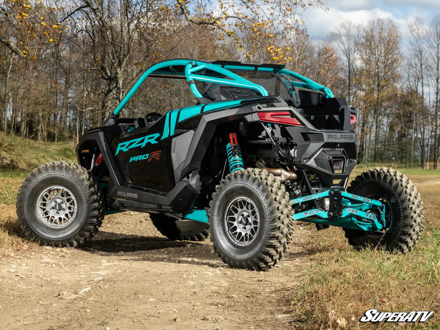 SuperATV Rear Window Windshield Dust Kit Fits: POLARIS PRO R / PRO R 4 2025+ Rear side view
