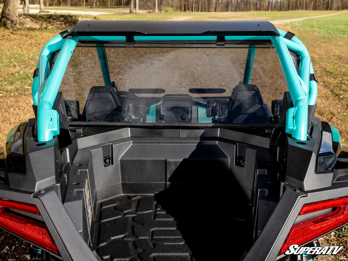 SuperATV Rear Window Windshield Dust Kit Fits: POLARIS PRO R / PRO R 4 2025+ rear bed view