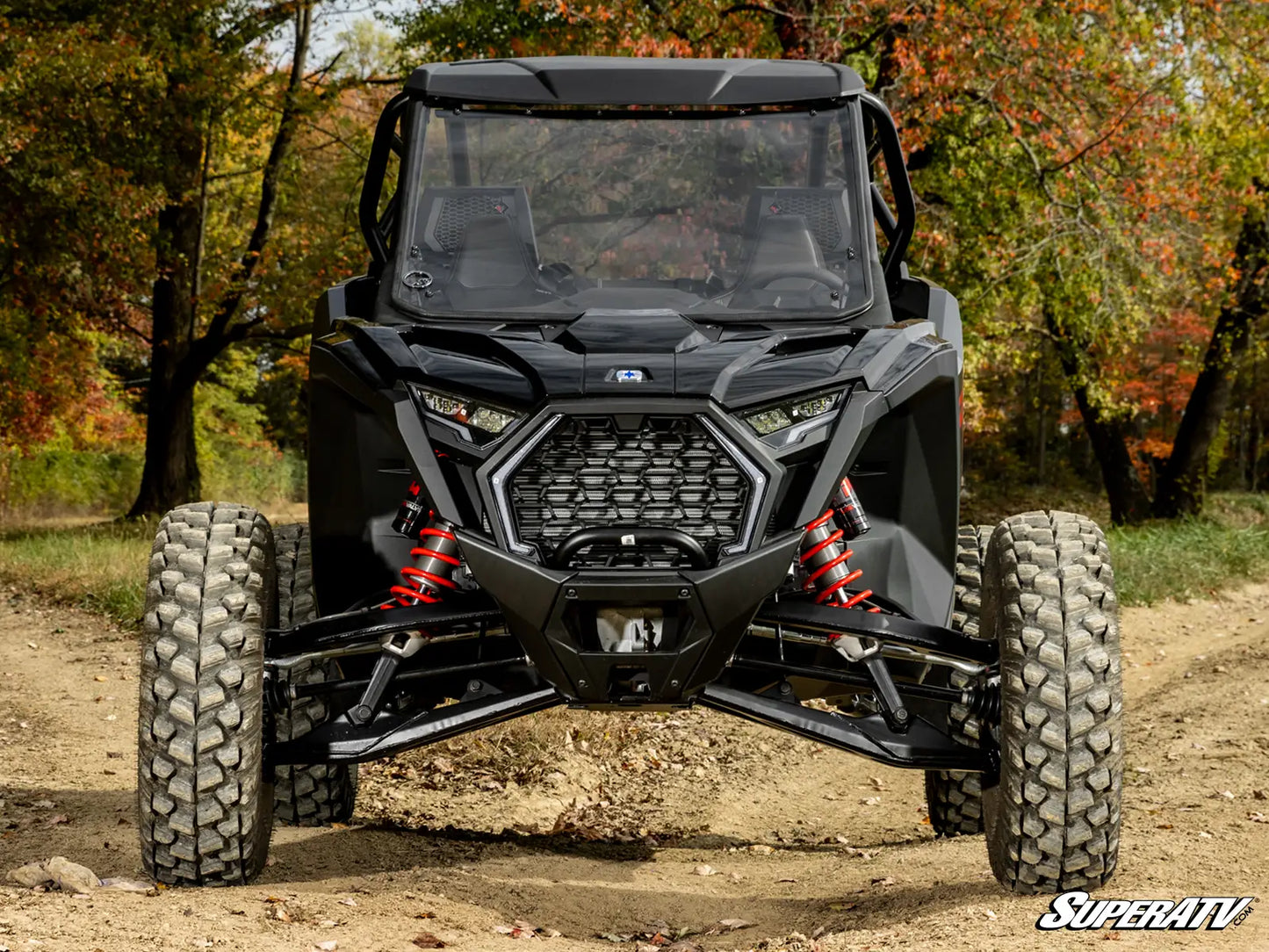 SuperATV Full Window Windshield Light Tint Fits: POLARIS PRO S / PRO S4 2025+ Mounted Far View