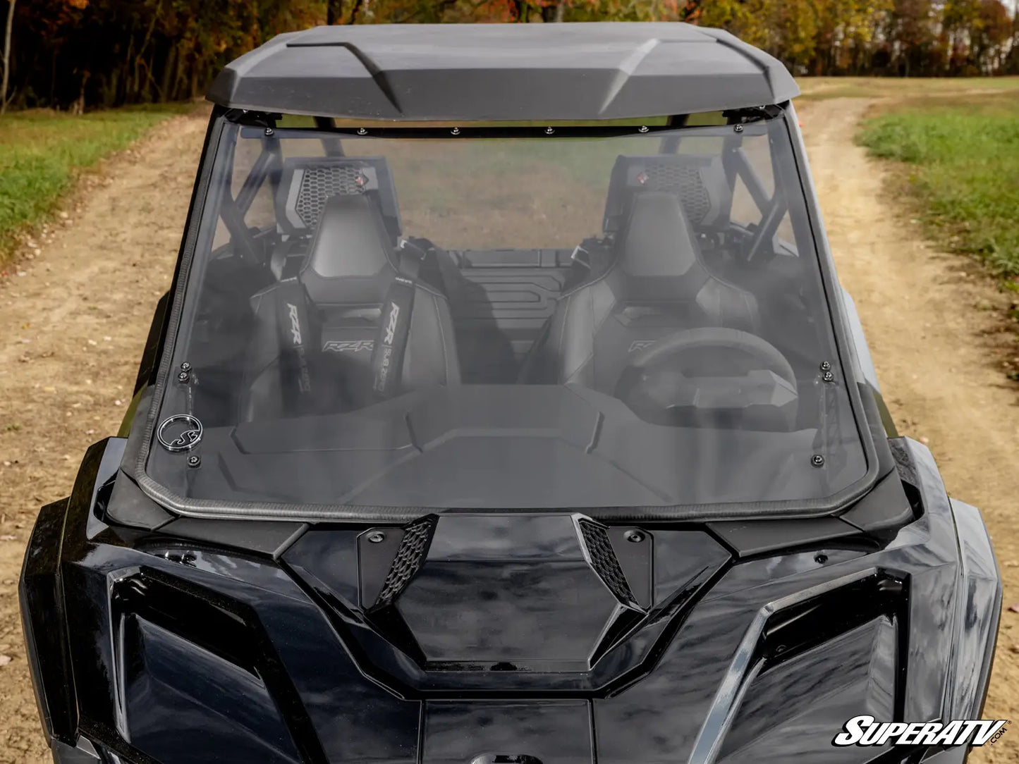 SuperATV Full Window Windshield Light Tint Fits: POLARIS PRO S / PRO S4 2025+ Mounted Front Close View