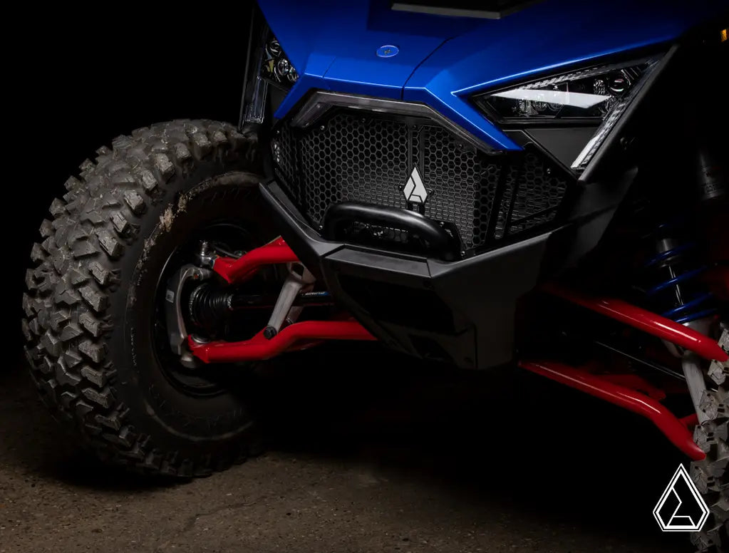 Assault Industries Polaris RZR Pro R /Turbo R Hellfire V2 Front Grille 2022-2024 Mounted front side view