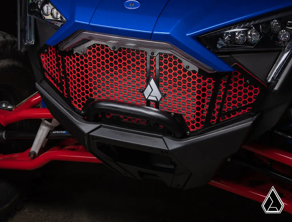 Assault Industries Polaris RZR Pro R /Turbo R Hellfire V2 Front Grille 2022-2024 Mounted front Red