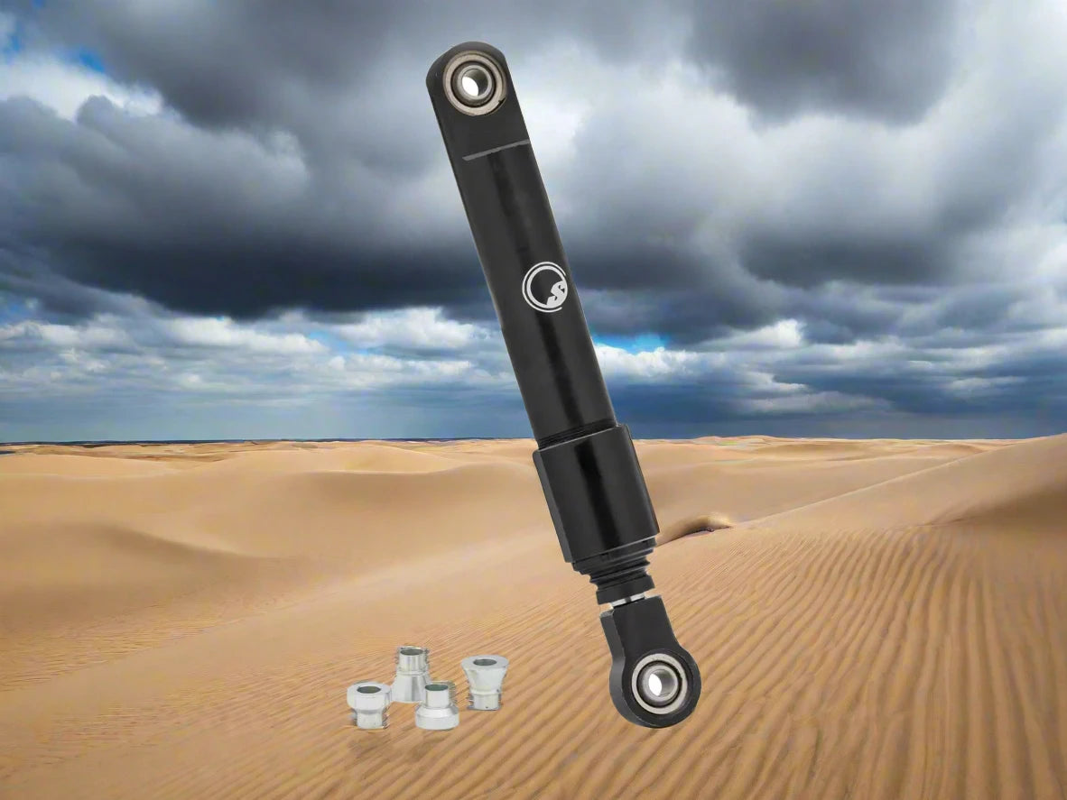 SuperATV Sway Bar Link Shock (s) Pair FRONT Polaris RZR PRO R / PRO S / TURBO R uninstalled view