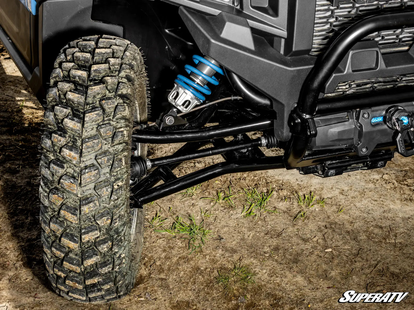 SuperATV Atlas Pro Front 1" Forward Hi Clearance A Arms Arm Polaris Xpedition 2024+ mounted passenger side