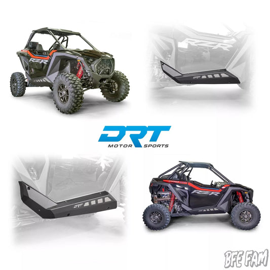 DRT Heavy Duty Rock Sliders Rails Steps Polaris PRO SERIES RZR PRO XP S TURBO R 2-Seat Models Promo Pic