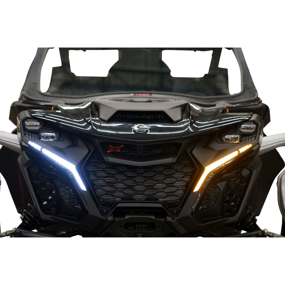 Tusk Plug Play UTV Signal Horn Kit Accent Street Legal Kit CAN AM MAVERICK R / MAXX 24+ Blinker front
