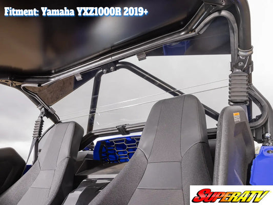 SuperATV Rear Window Windshield for Yamaha YXZ1000R YXZ 1000 All Models 2019+ promo Pic