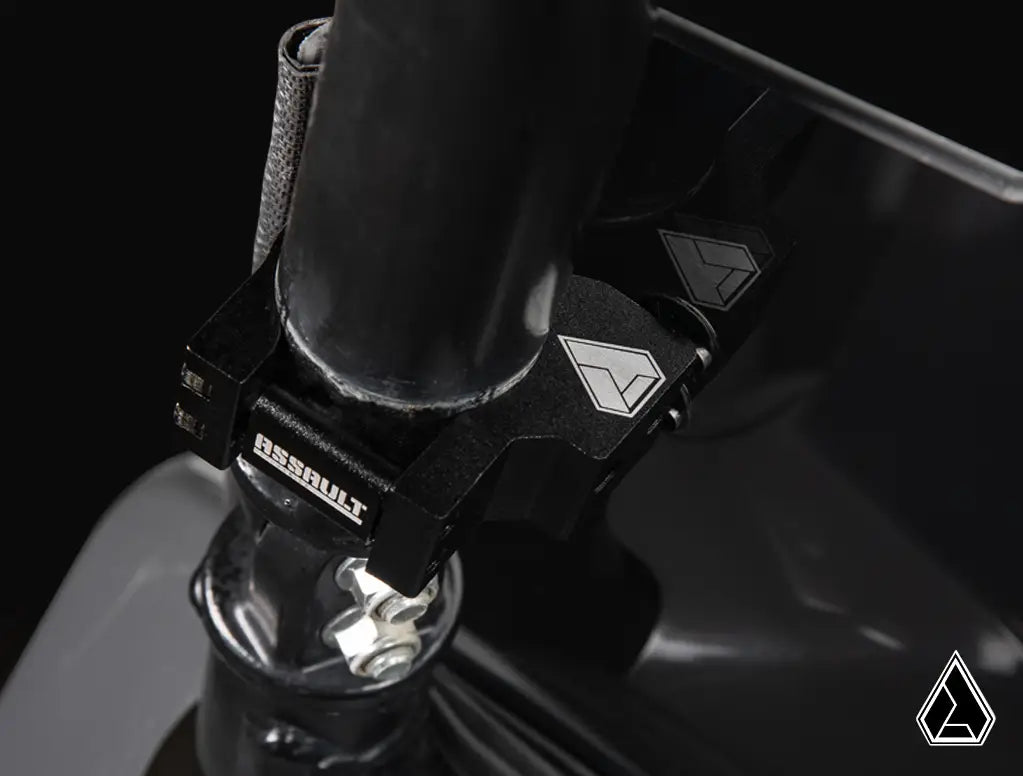 ASSAULT Tinted Scratch Resistant Half Windshield Yamaha YXZ1000 YXZ1000R SS SE Clamp