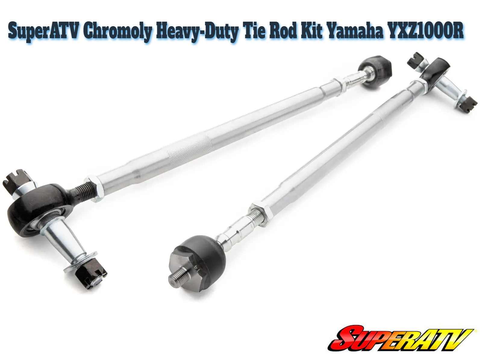 SuperAtv Heavy Duty Chromoly Steering Rack Tie Rod Kit Yamaha YXZ1000R YXZ 1000 2016-2025