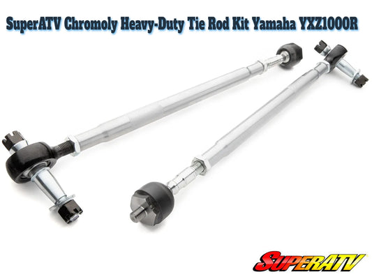 SuperAtv Heavy Duty Chromoly Steering Rack Tie Rod Kit Yamaha YXZ1000R YXZ 1000 2016-2025