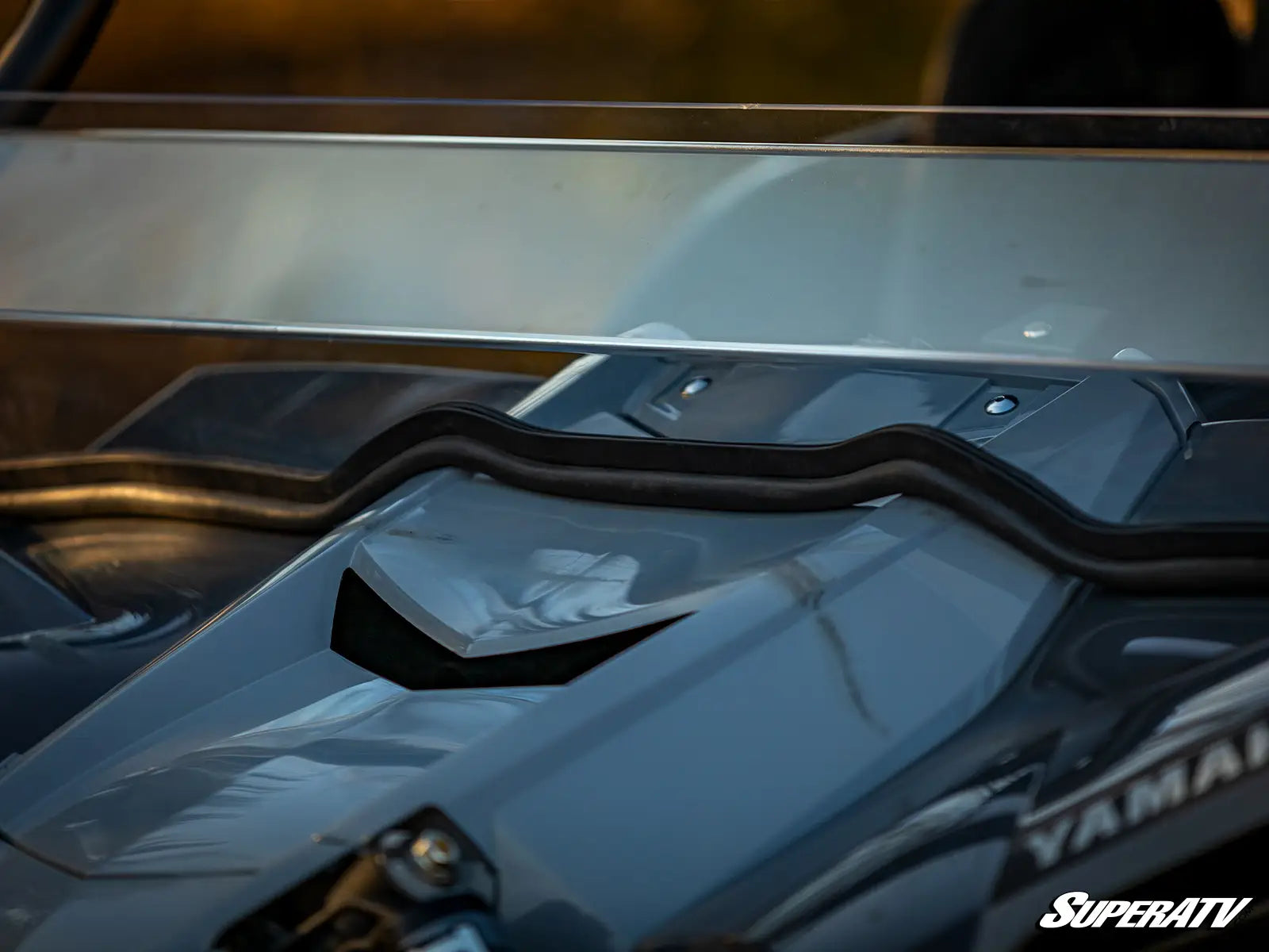 SuperATV Heavy Duty Half Windshield for Yamaha YXZ1000 YXZ1000R SS SE (2019+) seal