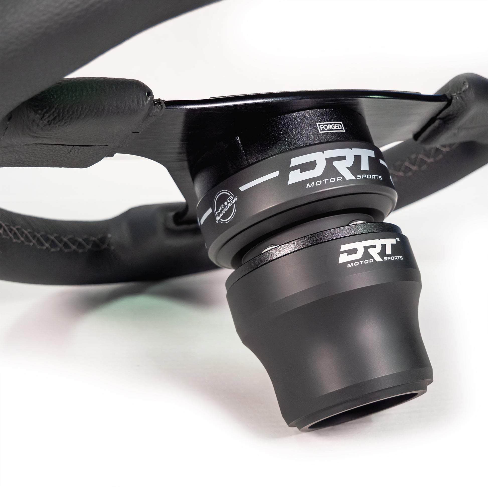 DRT Motorsports Universal 6 Bolt Quick Release Steering Wheel Adapter with wheel