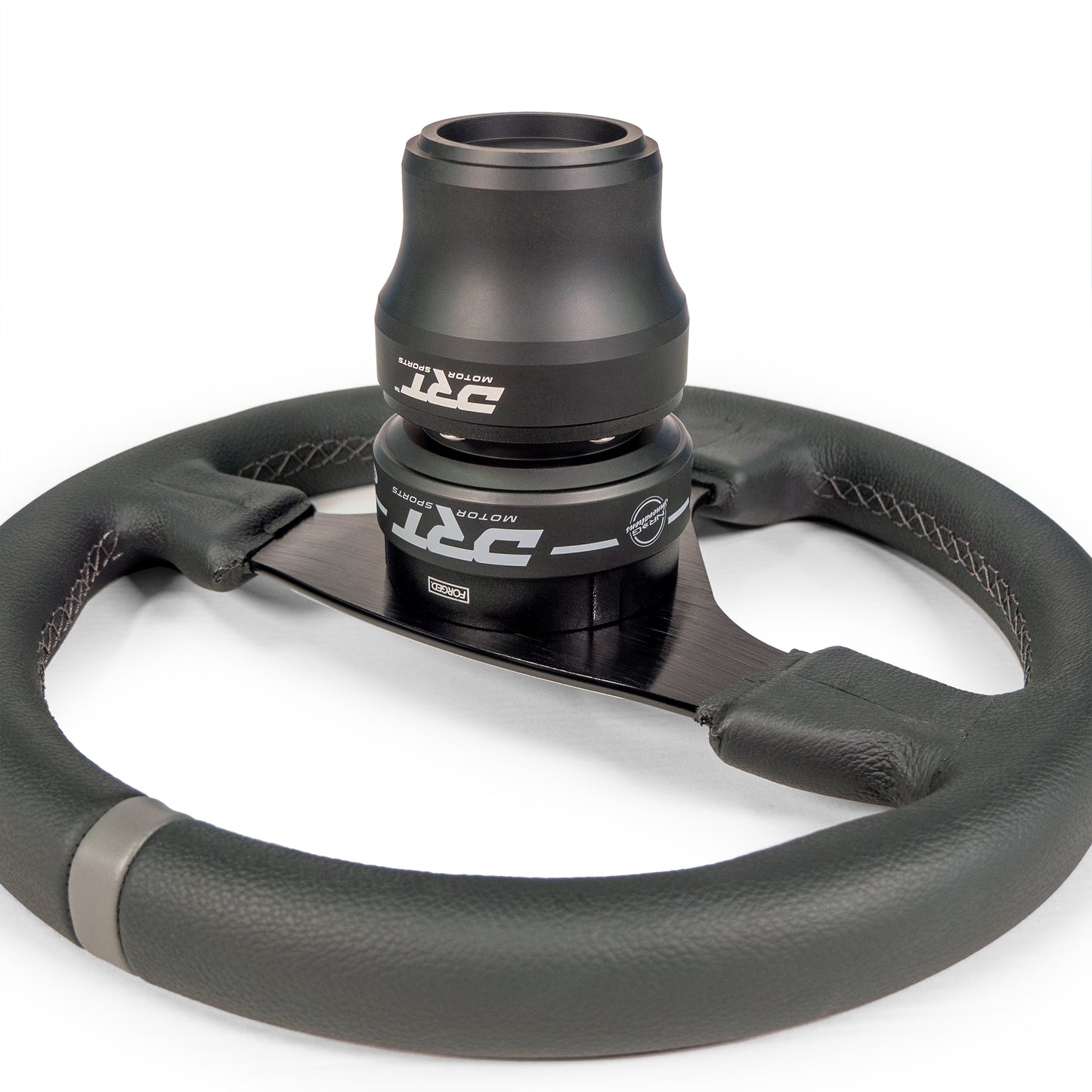 DRT Motorsports Universal 6 Bolt Quick Release Steering Wheel Adapter installed 