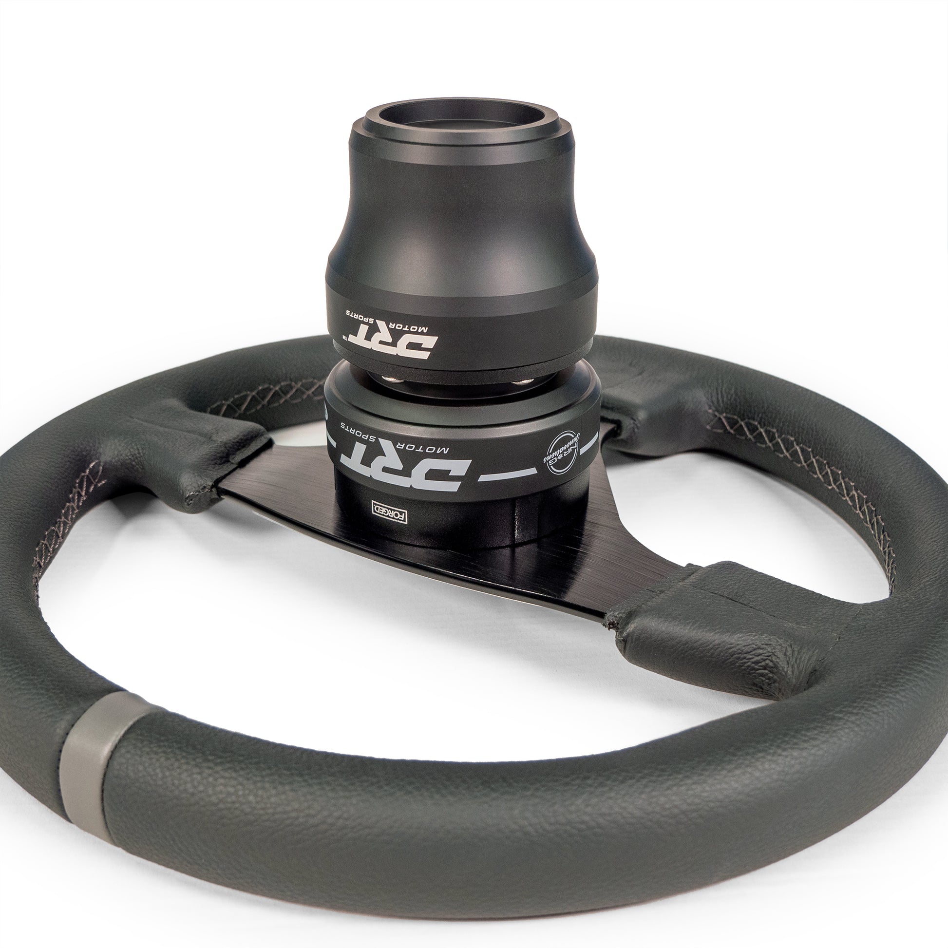 DRT Motorsports Universal 6 Bolt Quick Release Steering Wheel Adapter installed 