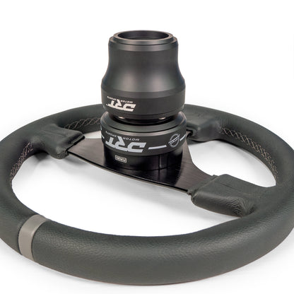DRT Motorsports Universal 6 Bolt Quick Release Steering Wheel Adapter installed 
