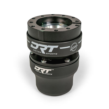 DRT Motorsports Universal 6 Bolt Quick Release Steering Wheel Adapter Installed