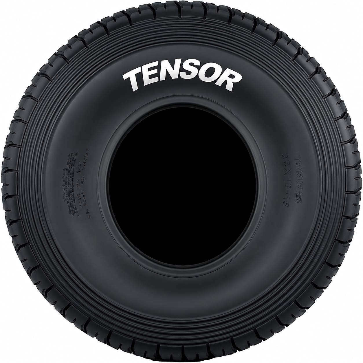 Black Tensor tire on a white background