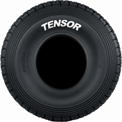 Black Tensor tire on a white background