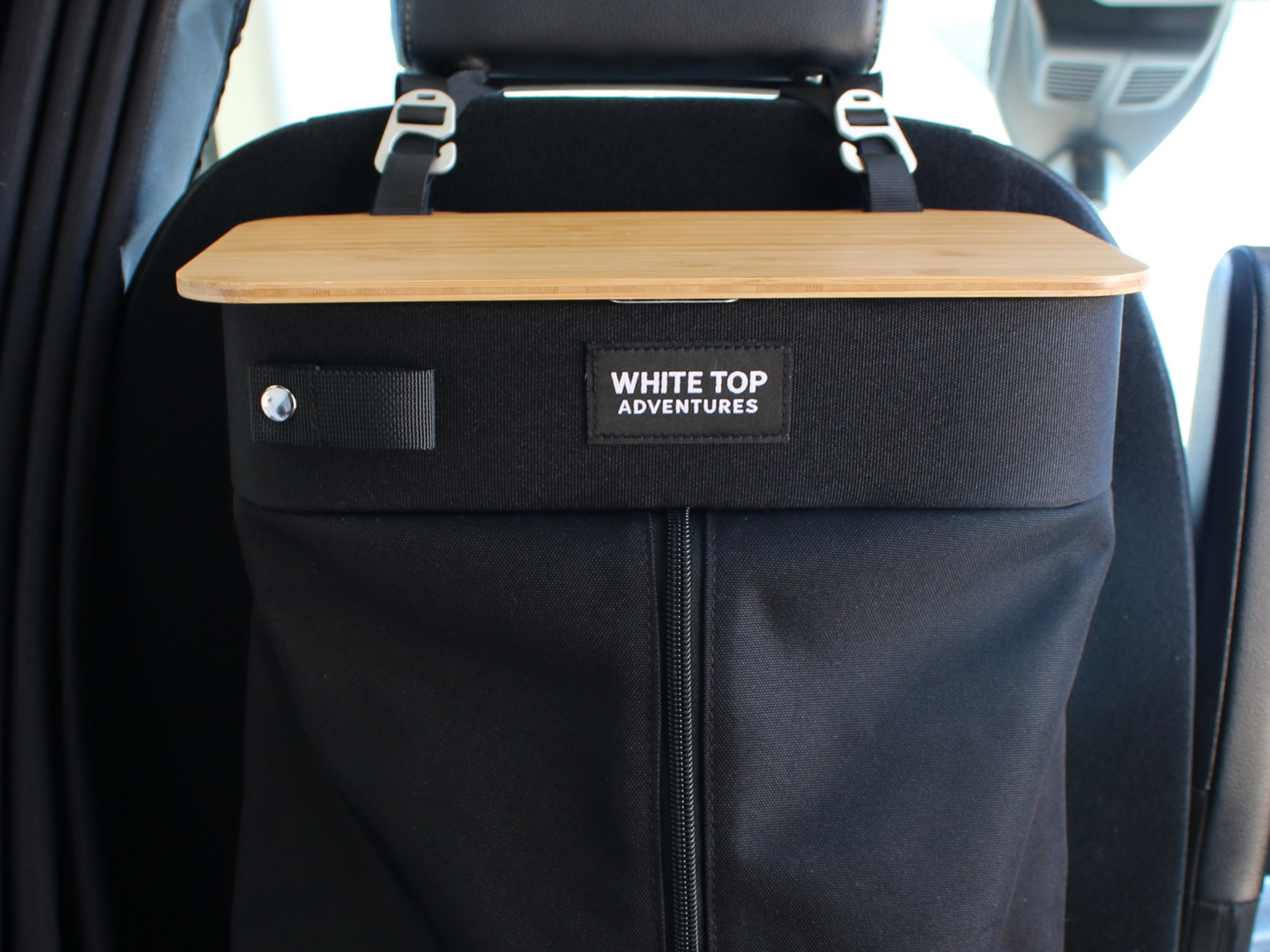 Full Rear Window Back Window Mountains White Top Adventures TidyTrail™ Hanging Trash Bag – BFE Offroad