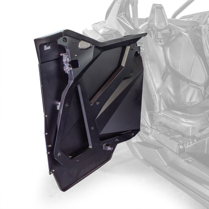 DRT Motorsports Polaris Pro XP4 / Pro R4 / Turbo R4 Aluminum Door Kit Rear Door Opened