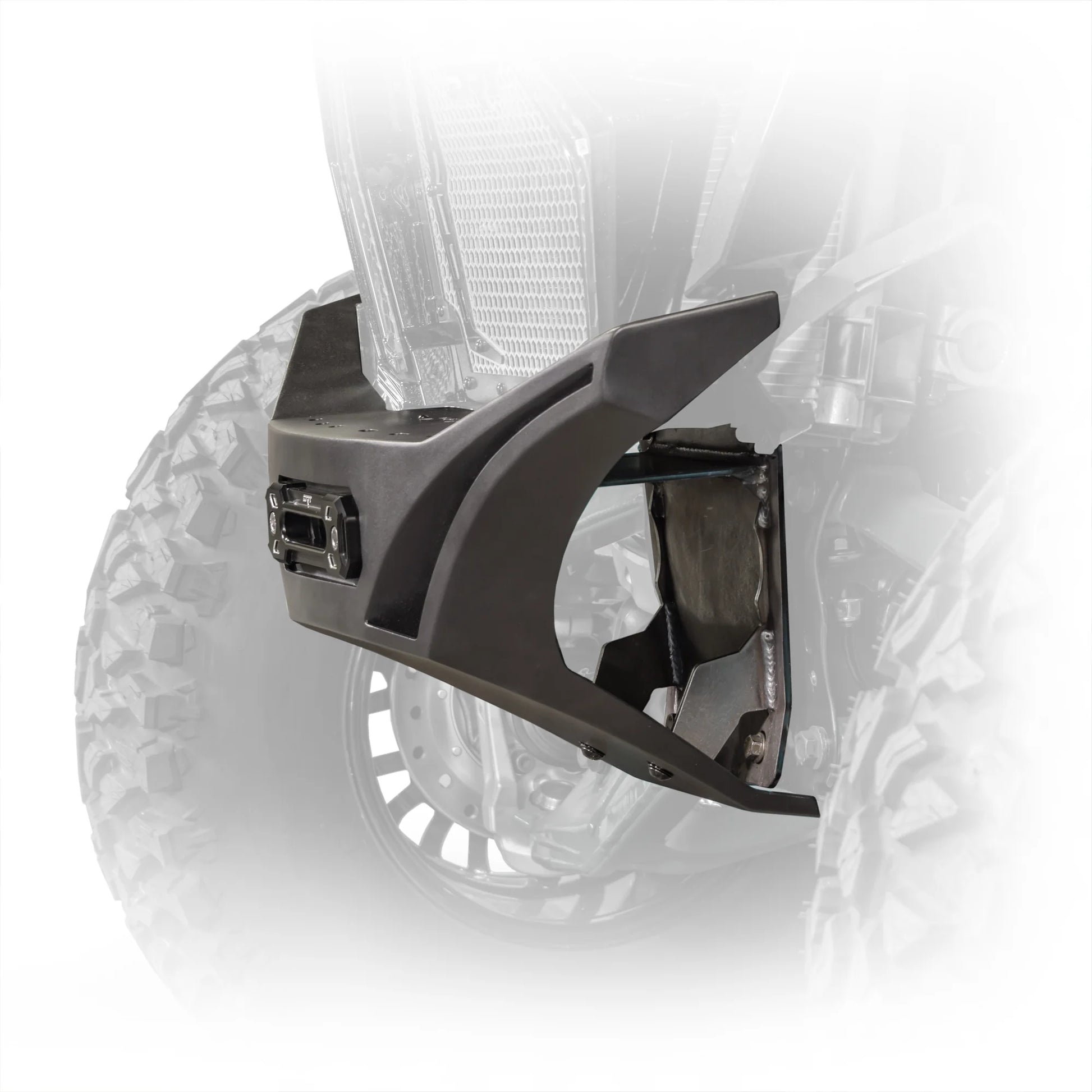 DRT Heavy Duty V2.0 Front Winch Bumper Skid Plate Polaris RZR Pro XP XP4 2020+ side view
