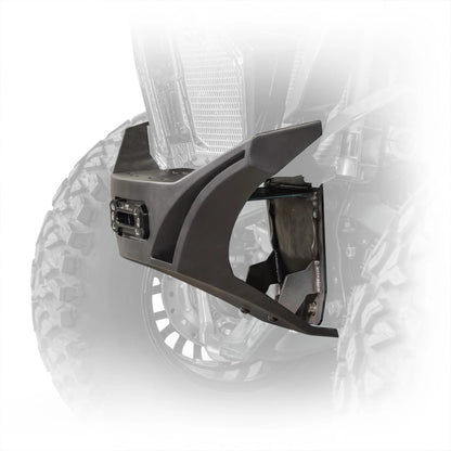 DRT Heavy Duty V2.0 Front Winch Bumper Skid Plate Polaris RZR Pro XP XP4 2020+ side view