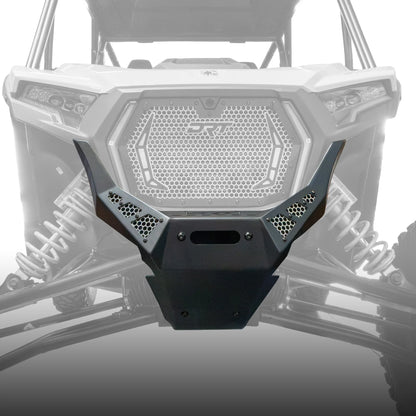 Front bumper mounted on UTV on white background