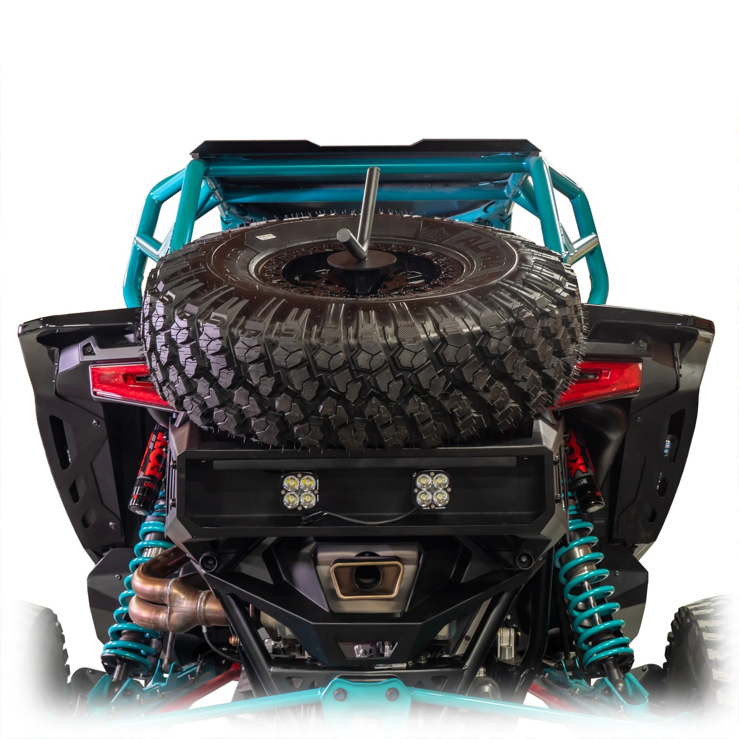DRT Motorsports PRO SERIES EXTENDER FENDER KIT POLARIS PRO R S XP 2025+ FLARES rear mounted view