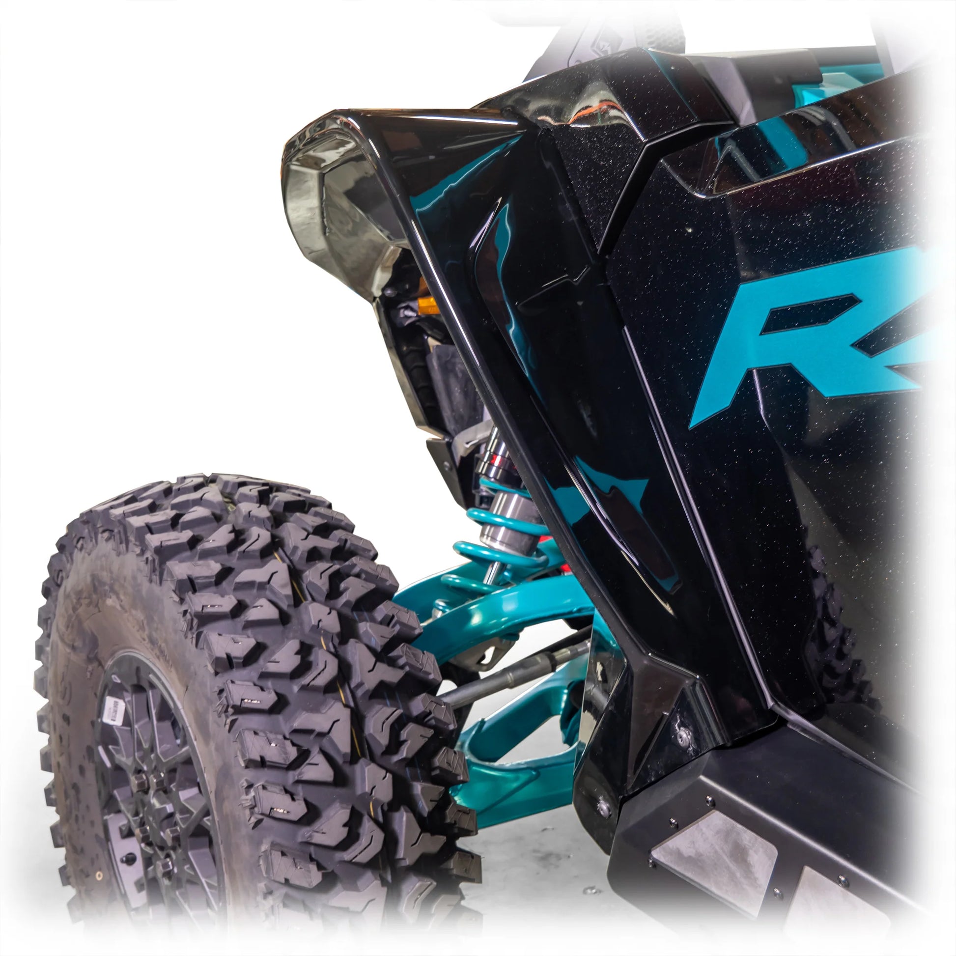 DRT Motorsports PRO SERIES EXTENDER FENDER KIT POLARIS PRO R S XP 2025+ FLARES front back view
