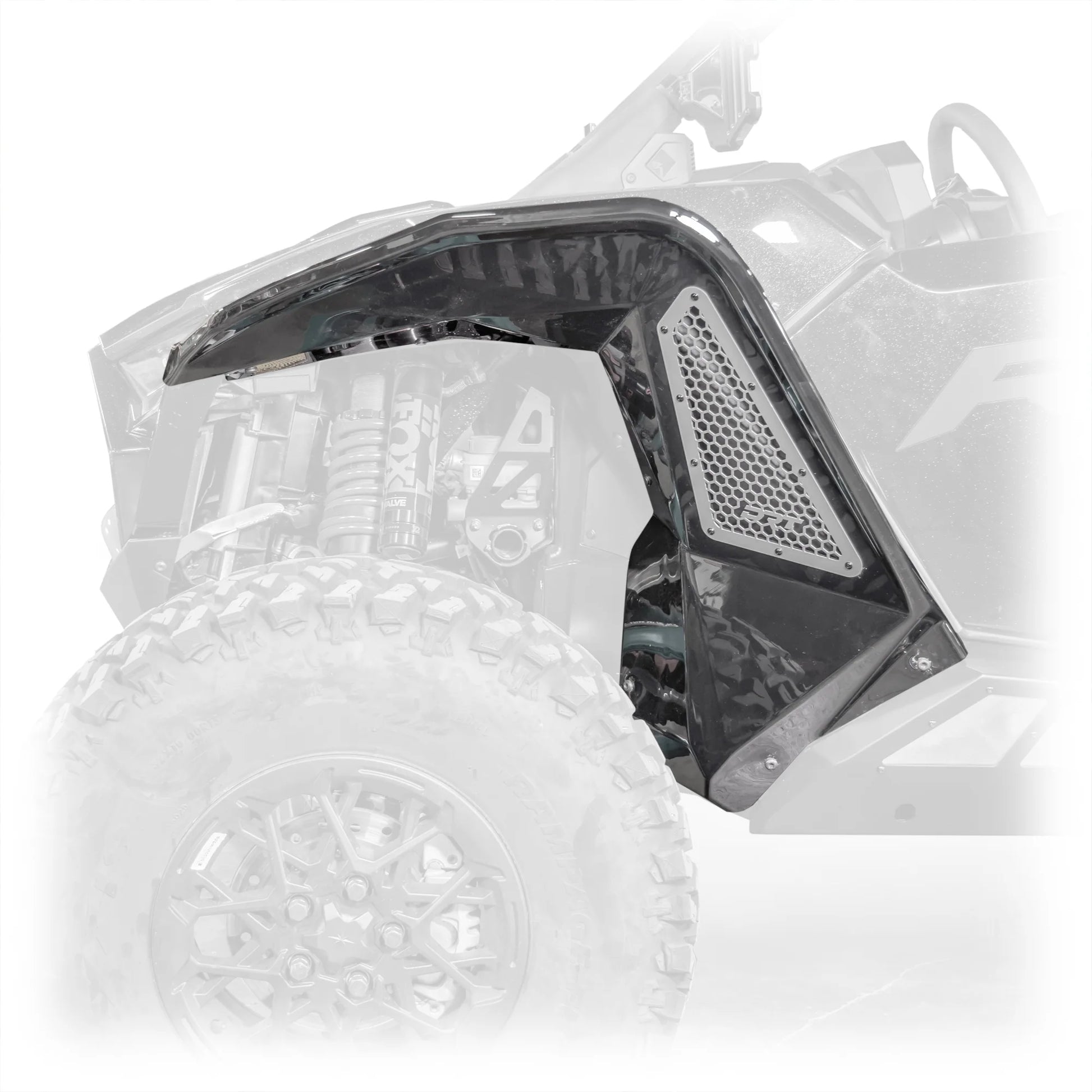 DRT Motorsports PRO SERIES EXTENDER FENDER KIT POLARIS PRO R S XP 2025+ FLARES side front view