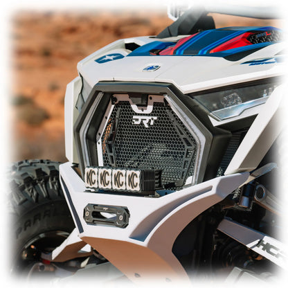 Polaris Rzr Custom Radiator Protection DRT Aluminum Mesh Grill Radiator Guard Polaris RZR PRO R R4 / PRO S S4 ...