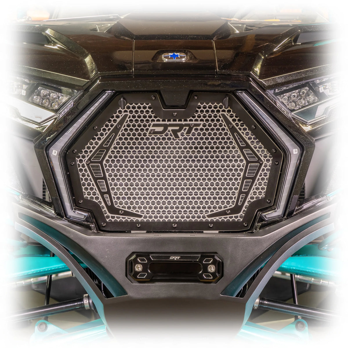 Polaris Rzr Custom Radiator Protection DRT Aluminum Mesh Grill Radiator Guard Polaris RZR PRO R R4 / PRO S S4 ...