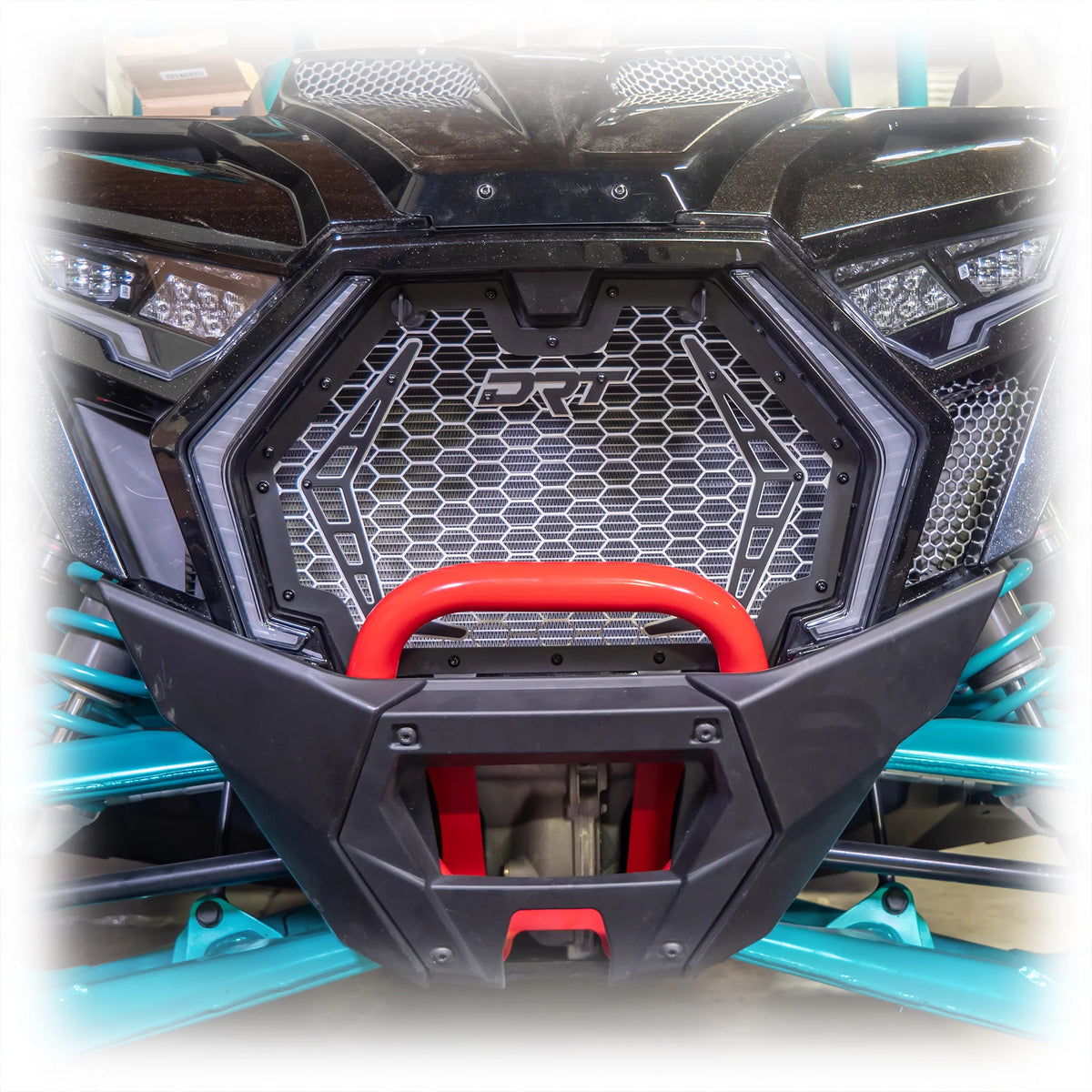 Polaris Rzr Custom Radiator Protection DRT Hi-Flow Aluminum Duner Grill Radiator Guard Polaris RZR PRO R R4 ...