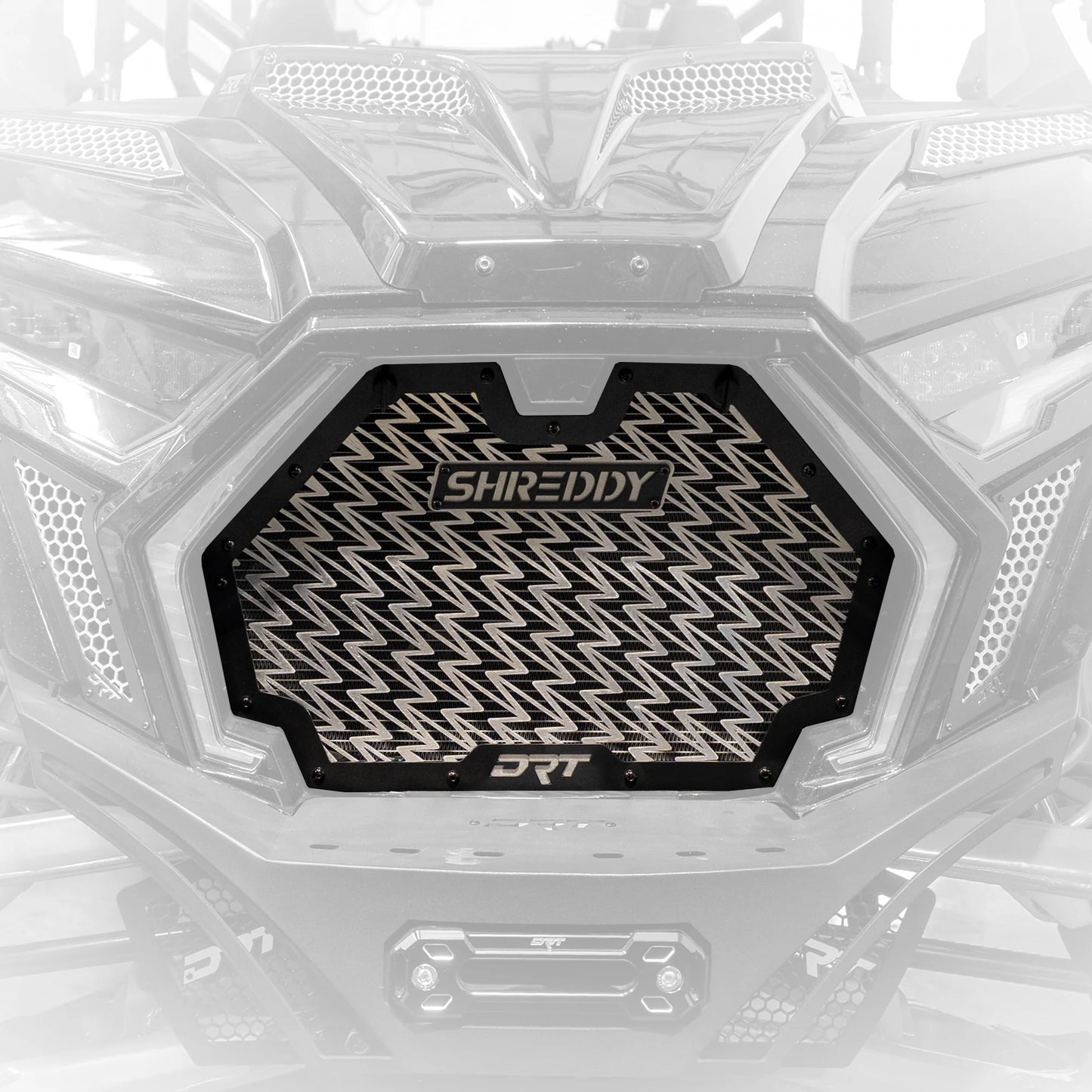 DRT SHREDDY Grill Radiator Guard Polaris RZR PRO R R4 / PRO S PRO XP 2025+
